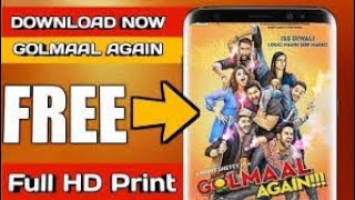 How to download Golmaal Again Full movie in HD print 720p [upl. by Fanestil110]