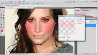 Cómo Enrrogecer los Cachetes de la Cara  Tutorial de Photoshop [upl. by Yggam]