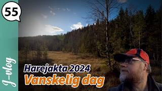 En vanskelig dag på harejakt  jaktvlog 55 [upl. by Nnylear]