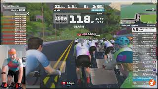 Zwift Camp Baseline  Sprint Booster Workout [upl. by Adniroc861]