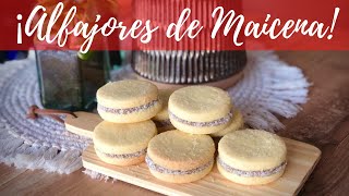 RECETA DE ALFAJORES DE MAICENA la que uso para vender en mi emprendimiento [upl. by Gnivri888]