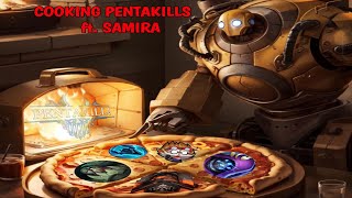 FASTEST PENTAKILL ft Top1 Samira and Top1 Blitzcrank Euw [upl. by Enihsnus]