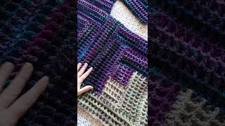 CROCHET PATTERN OUT NOW  Log Cabin Waffle Blanket crochet [upl. by Nairbal]