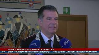 Isernia i Carabinieri presentano il calendario 2025  Trsp  news del 11124 [upl. by Adara]