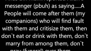 Insulting the Sahaba A MAJOR SIN [upl. by Chambers]