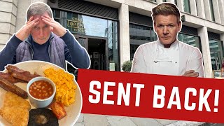 Reviewing GORDON RAMSAYS £19 BREAKFAST  I SENT IT BACK [upl. by Maddis323]