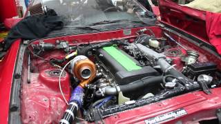 Single Turbo 1JZ First Start Up [upl. by Eloc]