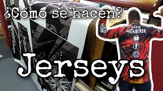 ¿Cómo se hacen las PRENDAS DEPORTIVAS o JERSEYS con SUBLIMACIÓN Fabricación con SUBLIPRINTEX [upl. by Anined]