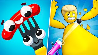 FORK N SAUSAGE vs Break the Giant  All Levels Gameplay Android iOS 2024 [upl. by Winny809]