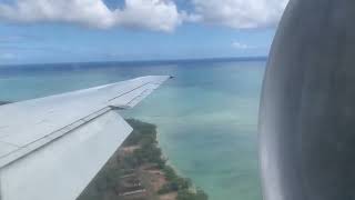 B717 Hawaiian Airlines atterra a Honolulu [upl. by Turro178]