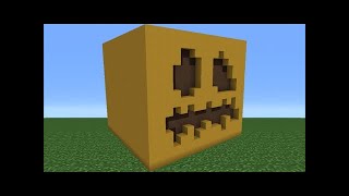 Minecraft Tutorial How To Make A Pumpkin Statue [upl. by Repsac]