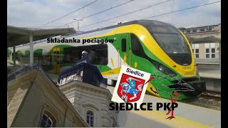 Stacja kolejowa Siedlce  Składanka pociągów  21052016 [upl. by Yk]