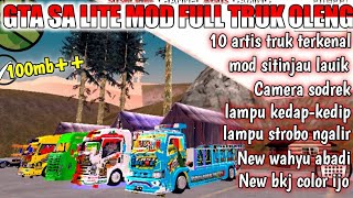 GTA SA LITE FULL MOD TRUK OLENG TERBARU 2021  SIZE 100 MB   LINK MEDIAFIRE [upl. by Eliades783]