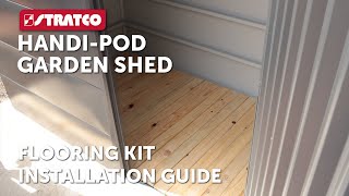 Stratco HandiPod Garden Shed Accessories  Flooring Kit  Installation Guide [upl. by Anael510]