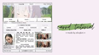 interactive carrd tutorial — © iesbino [upl. by Aehs]
