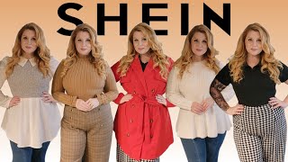 SHEIN Fall Plus Size Haul  October 2023  shein sheincurve sheinpartner [upl. by Nivloc]