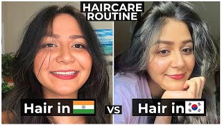 🇰🇷 Korean quotHairCarequot with 🇮🇳 Indian Products  Step by Step Guide  Unsponsored [upl. by Adnahsar]