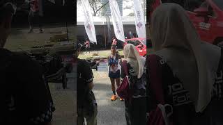 Pos Malaysia run 2024 champion womenfastestsplit interview [upl. by Odraboel]