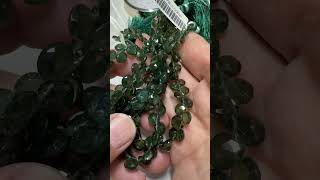 Green Apatite Briolettes 8quot strands no treatments [upl. by Yeltneb408]