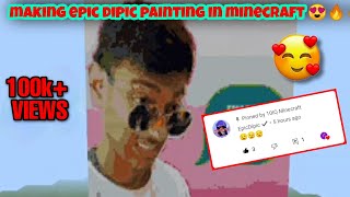 Making epicdipic Painting In Minecraft 😍🔥🔥 shorts minecraftshorts epicdipic youtubeshorts [upl. by Bancroft]