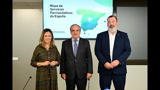 El Consejo General de Farmacéuticos presenta el primer Mapa de Servicios Farmacéuticos de España [upl. by Eryt]