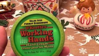 OKeeffes Working Hands Cream for Dry Cracked Overworked Hands REVIEW [upl. by Rep]