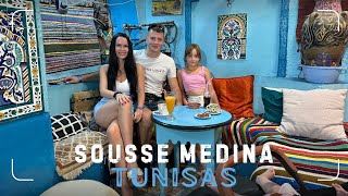 Klaidžiojame po Sousse Medina labirintus  Tunisas kelionės vlogas [upl. by Anal469]