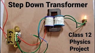 Step down transformer model [upl. by Adela]