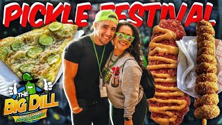 The Big Dill World’s largest Pickle Party Food Festival 2024 pickles foodfestival foodvlog [upl. by Notelrahc]