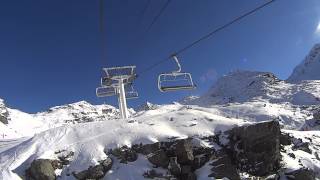 Ski chair lift ride Plein Sud  Val Thorens [upl. by Ellyn]