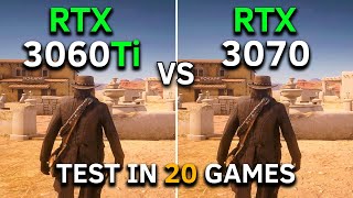 RTX 3060 Ti vs RTX 3070  Test In 20 Games at 1080p  2024 [upl. by Genet]