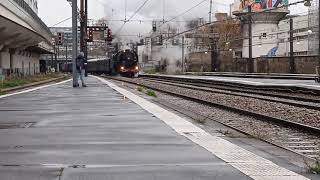 Arrivée dune Locomotive141r840 à paris austerlitz [upl. by Yorle]