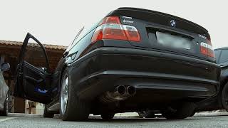 BMW E46 Eisenmann Sport Exhaust  Cold Startup and Acceleration [upl. by Ilujna]