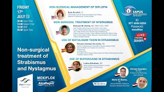 Non surgical treatment of strabismus and nystagmus  Friday 17th July 2020 [upl. by Vedis]