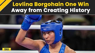 Paris Olympics 2024 Olympic Medalist Indian Boxer Lovlina Borgohain Advances To QuarterFinals [upl. by Mckale35]