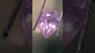 Check out how cool this purple sapphire is under the microscope [upl. by Assenad]