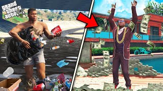 GTA 5  Franklin Incredible Journey From Poor Life To Rich Life in GTA 5  GTA 5 mods [upl. by Cirilo546]