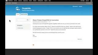 Drupal 7 Tutorial Creating a Basic Page [upl. by Enelyam]