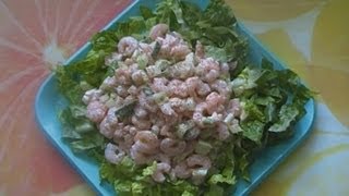 Summer Shrimp Salad with Marie Rose Dressing Noreens Kitchen [upl. by Nelyt]