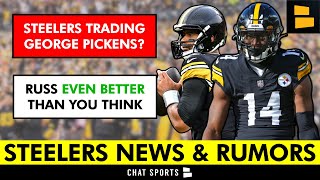 Steelers Rumors Could George Pickens Be TRADED Next Offseason  Russ Is EVEN BETTER Than You Think [upl. by Yoreel]