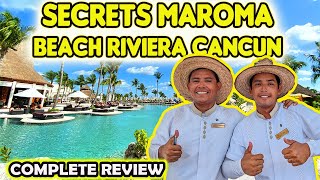 SECRETS MAROMA BEACH RIVIERA CANCUN Complete Review 🌊✨RIVIERA MAYA MEXICO [upl. by Dahle642]