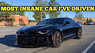 FIRST TIME DRIVING THE MANUAL 2018 CAMARO ZL1 I CAN DRIVE MANUAL [upl. by Ynnig]