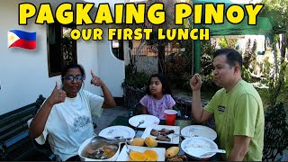 Walang ganitong klaseng pagkain sa UK  Our first lunch in the Philippines [upl. by Buehrer]