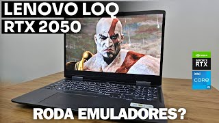 LENOVO LOQ com RTX 2050 se sai bem nos EMULADORES [upl. by Pytlik]