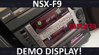 Aiwa NSXF9 Demo Display [upl. by Omland]