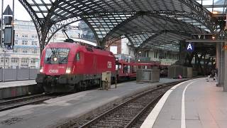 ÖBB Nightjet 42040490 InnsbruckWien  Düsseldorf hauled by ÖBB 1116 at Köln hbf [upl. by Ayital792]