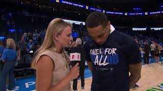 PJ Washington talks Game 2 Mavs Win Postgame Interview 🎤 [upl. by Regnig]