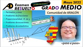 PRUEBA de ACCESO Grado MEDIO Comunidad de ARAGÓN 2022 ACADEMIADIEGO [upl. by Sibylle]