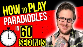 How to Play Paradiddles in 1 Min 2020 [upl. by Yesdnil]