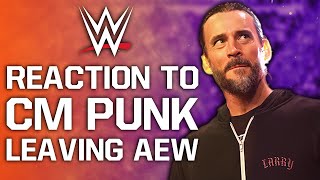 Backstage WWE Reaction to CM Punk Potentially Leaving AEW  Tony Khan Teases A UK AEW Show [upl. by Assereht]